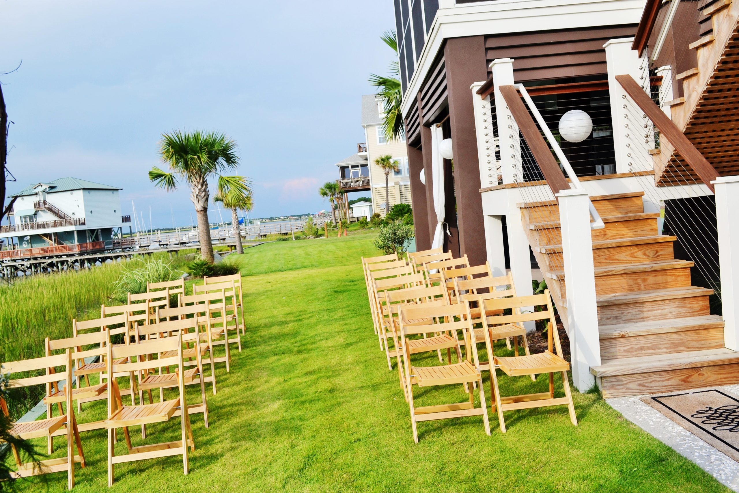 Luxury beach wedding in Folly Beach in Charleston, SC